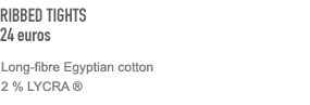 RIBBED TIGHTS COLLEGIEN